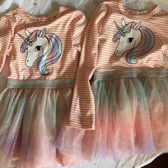 BFF Matching Unicorn Dresses - Picture 1 of 6